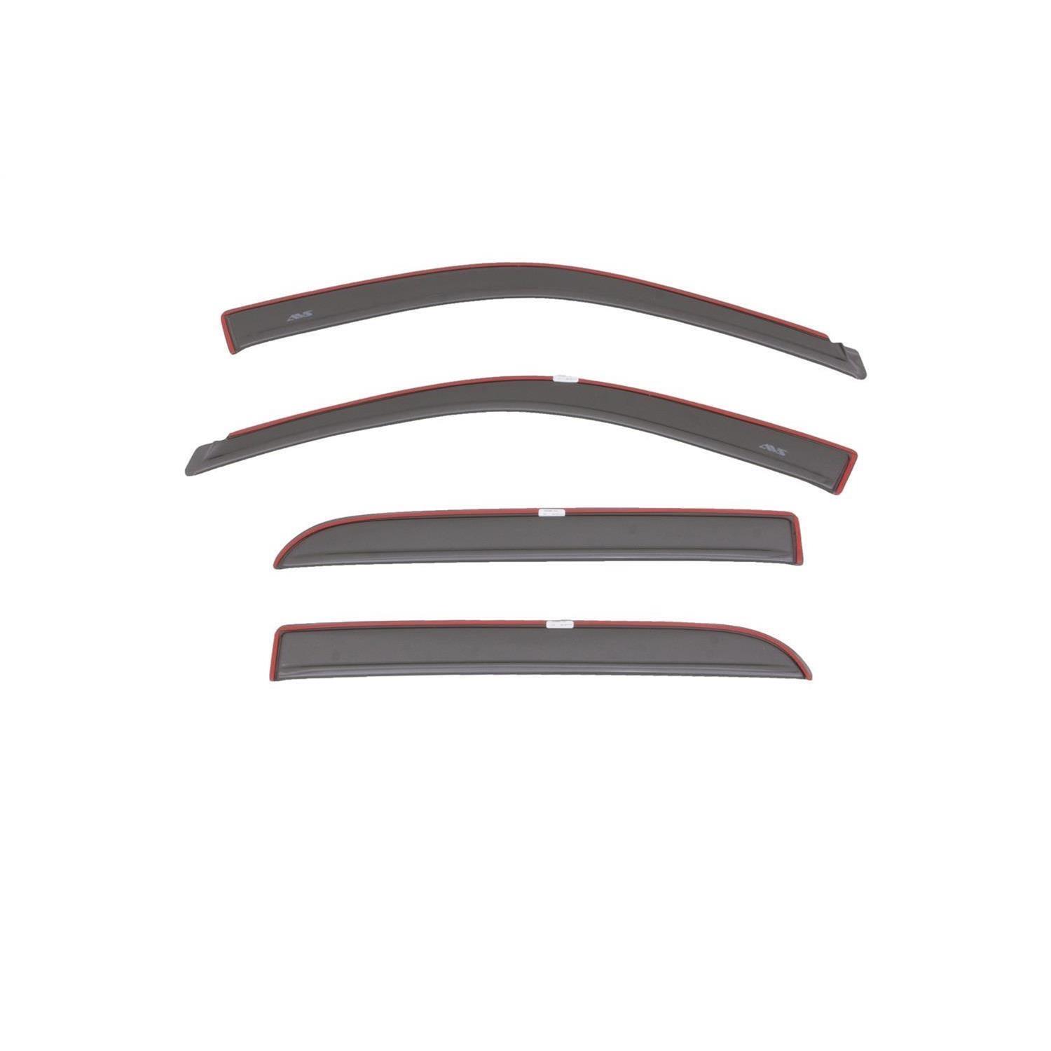 Auto Ventshade Low-Profile Ventvisors 994064-PAU Side Window Visors, Ventvisors, Low-Profile, Front and Rear, Granite Crystal Metallic, Ram, Set