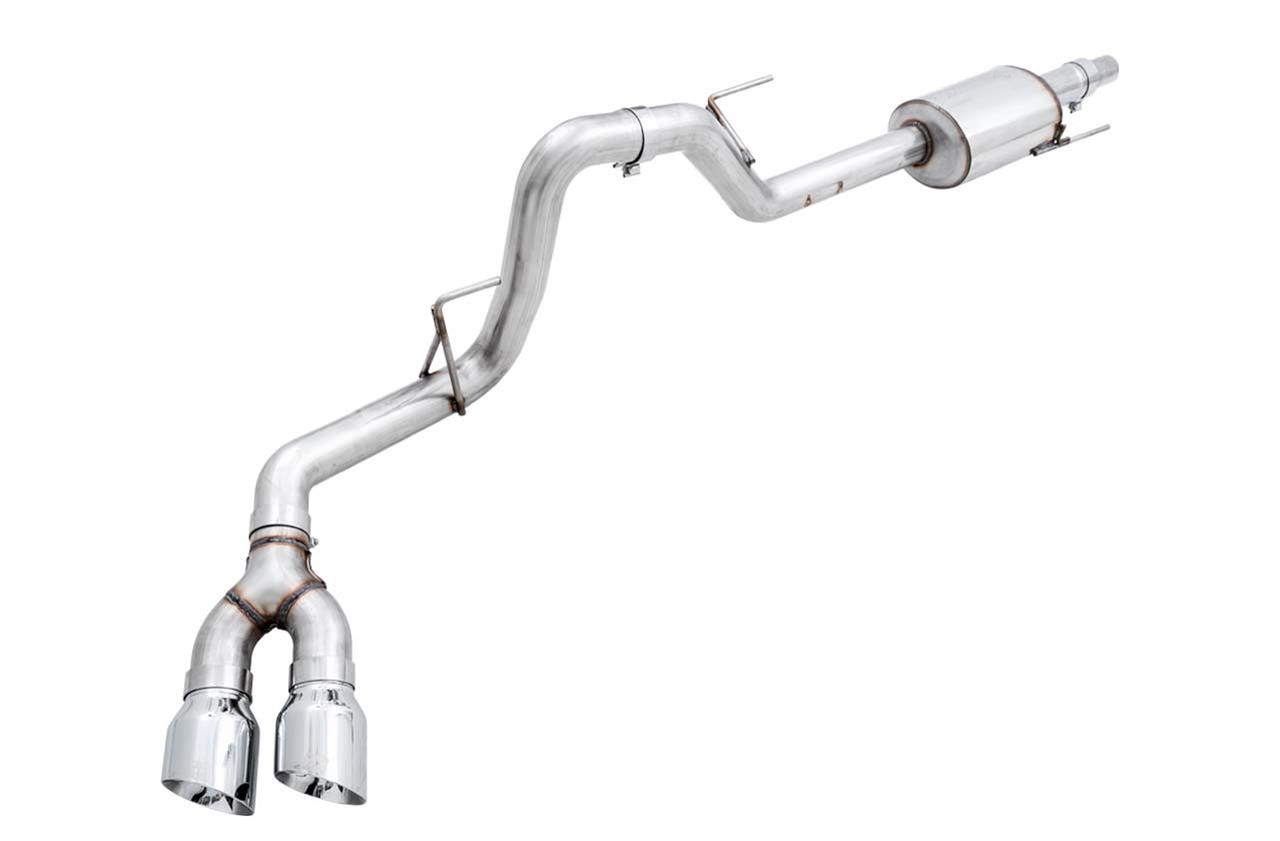 AWE Tuning 2015+ Ford F-150 0FG Single Exit Performance Exhaust System w/4.5in Chrome Silver Tips thumbnail 5