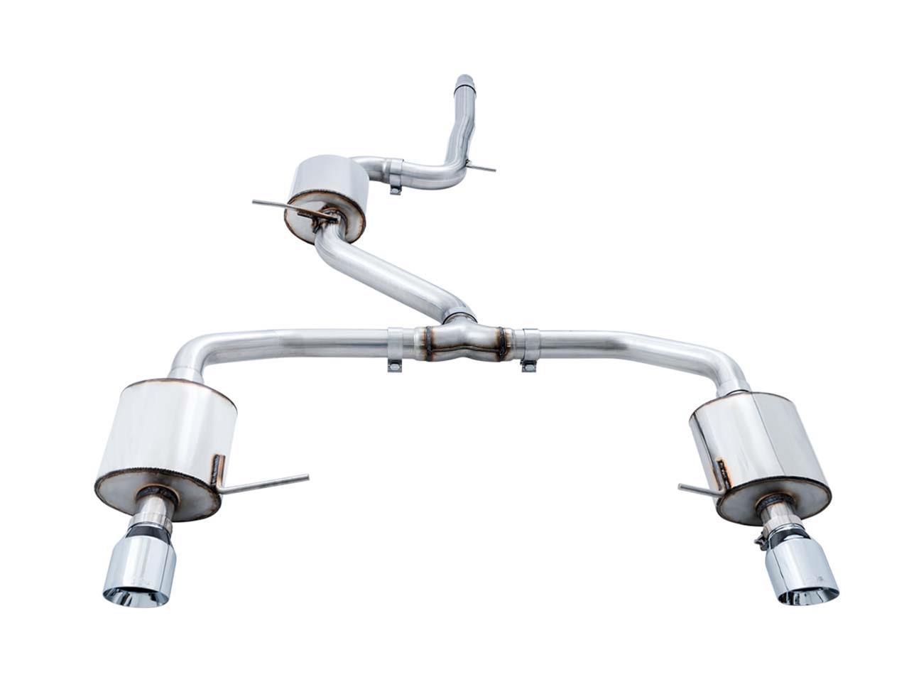 AWE Tuning 18-21 Volkswagen Jetta GLI Mk7 Touring Exhaust - Chrome Silver Tips (Fits High-Flow DP) thumbnail 6