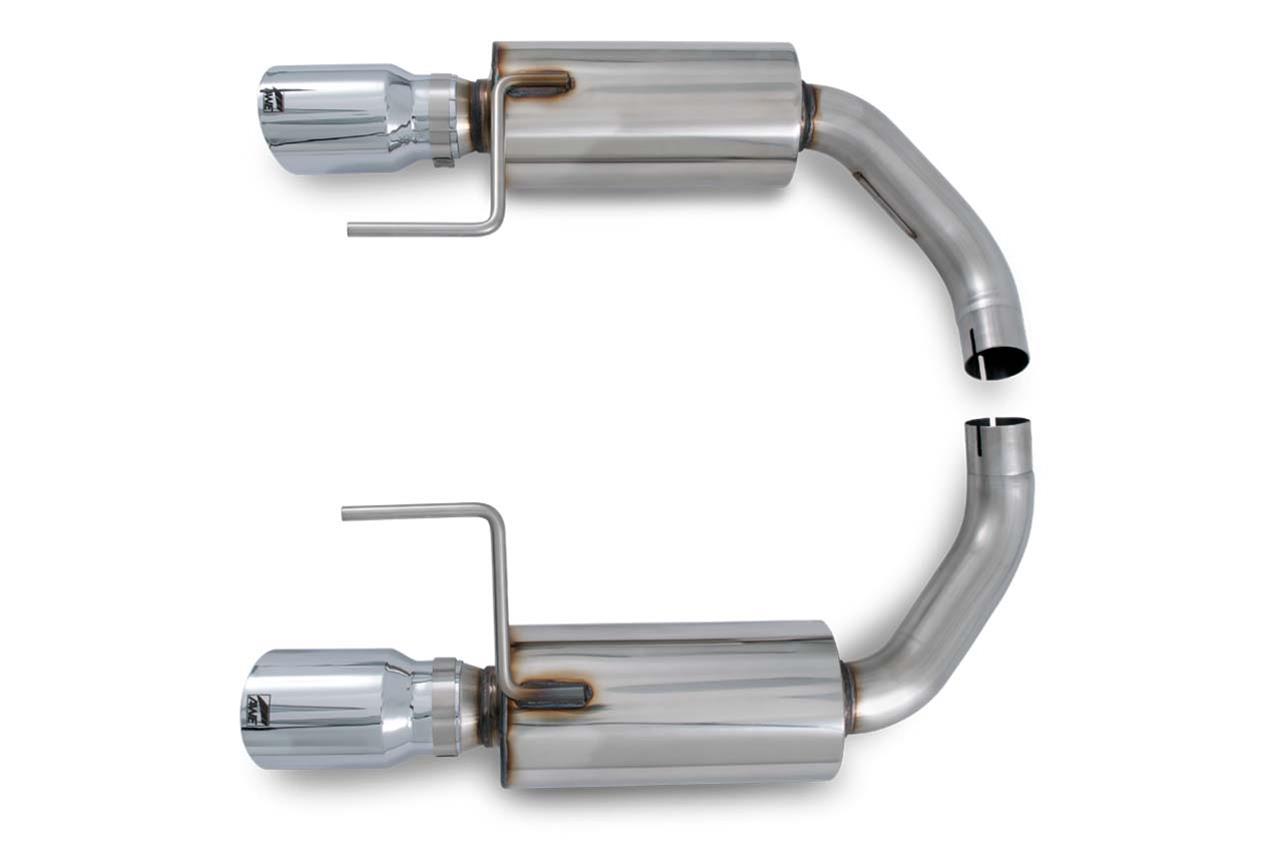 AWE Tuning S550 Mustang EcoBoost Axle-Back Exhaust - Touring Edition (Chrome Silver Tips) thumbnail 2