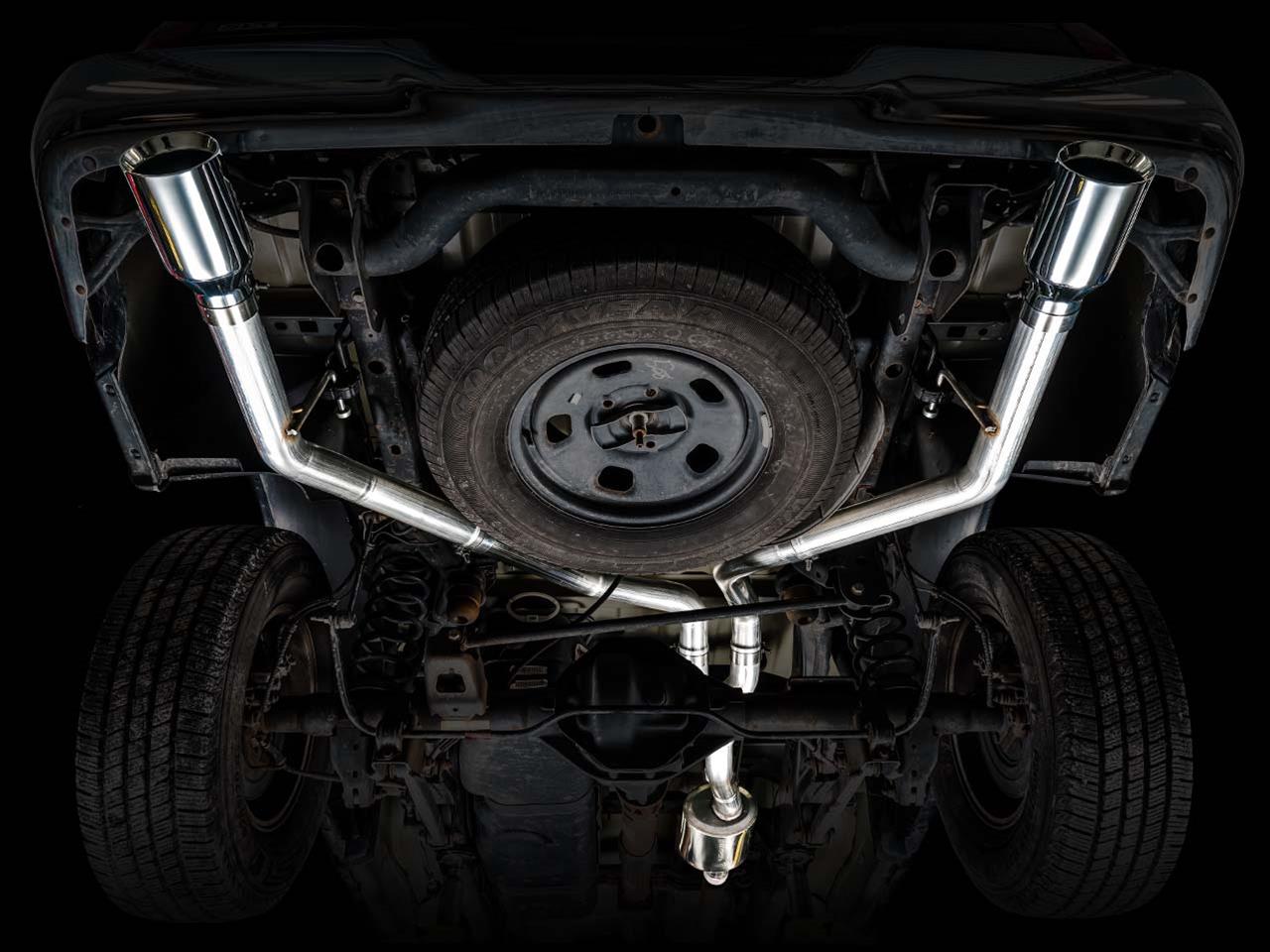 AWE Tuning 09-18 RAM 1500 5.7L (w/o Cutout) 0FG Dual Rear Exit Cat-Back Exhaust - Chrome Silver Tips thumbnail 5