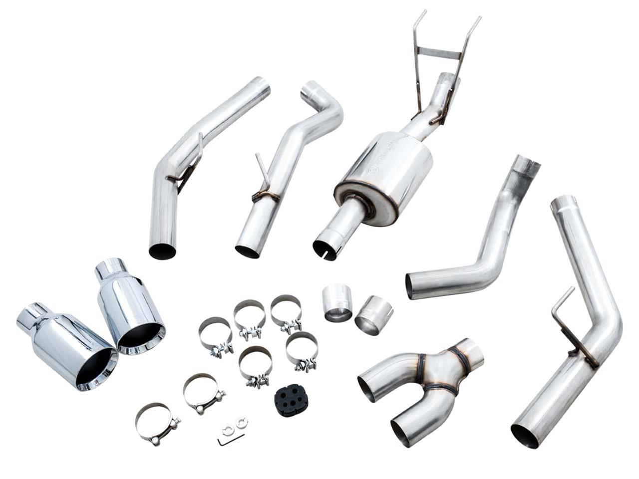 AWE Tuning 09-18 RAM 1500 5.7L (w/o Cutout) 0FG Dual Rear Exit Cat-Back Exhaust - Chrome Silver Tips thumbnail 8