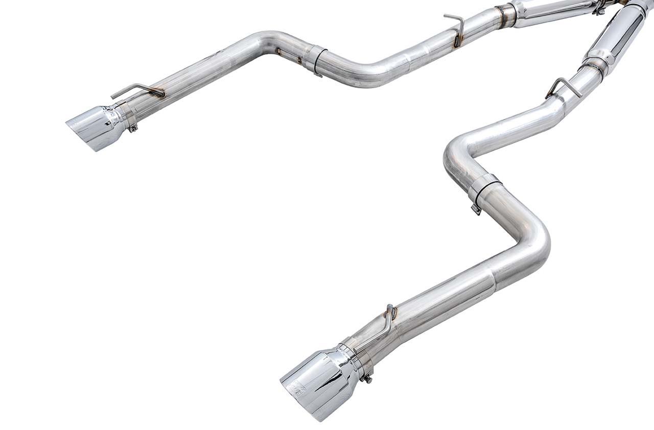 AWE Tuning 2017+ Dodge Charger 5.7L Track Edition Exhaust - Chrome Silver Tips thumbnail 2