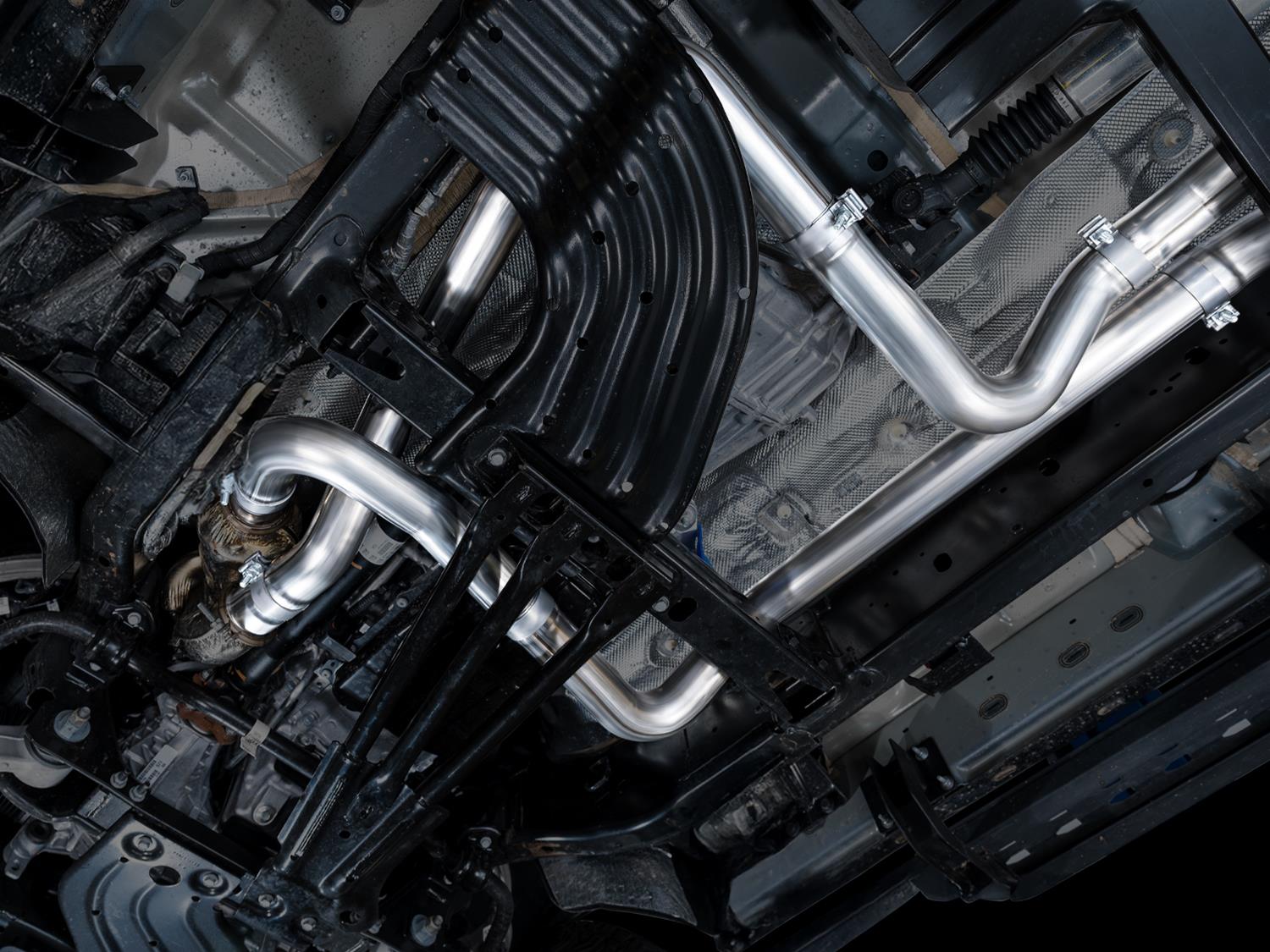 AWE Tuning 2025+ RAM 1500 RHO 3.0 I6 TT 0FG Dual Rear Exit Cat-Back Exhaust - Chrome Silver Tips