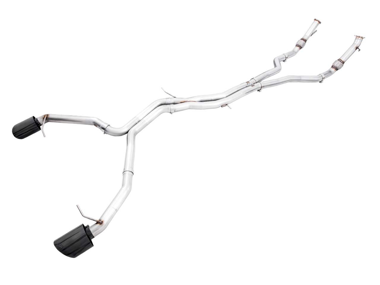 AWE Tuning Audi B9 RS5 Sportback Track Edition Exhaust- Non Resonated - Diamond Black RS-Style Tips thumbnail 5