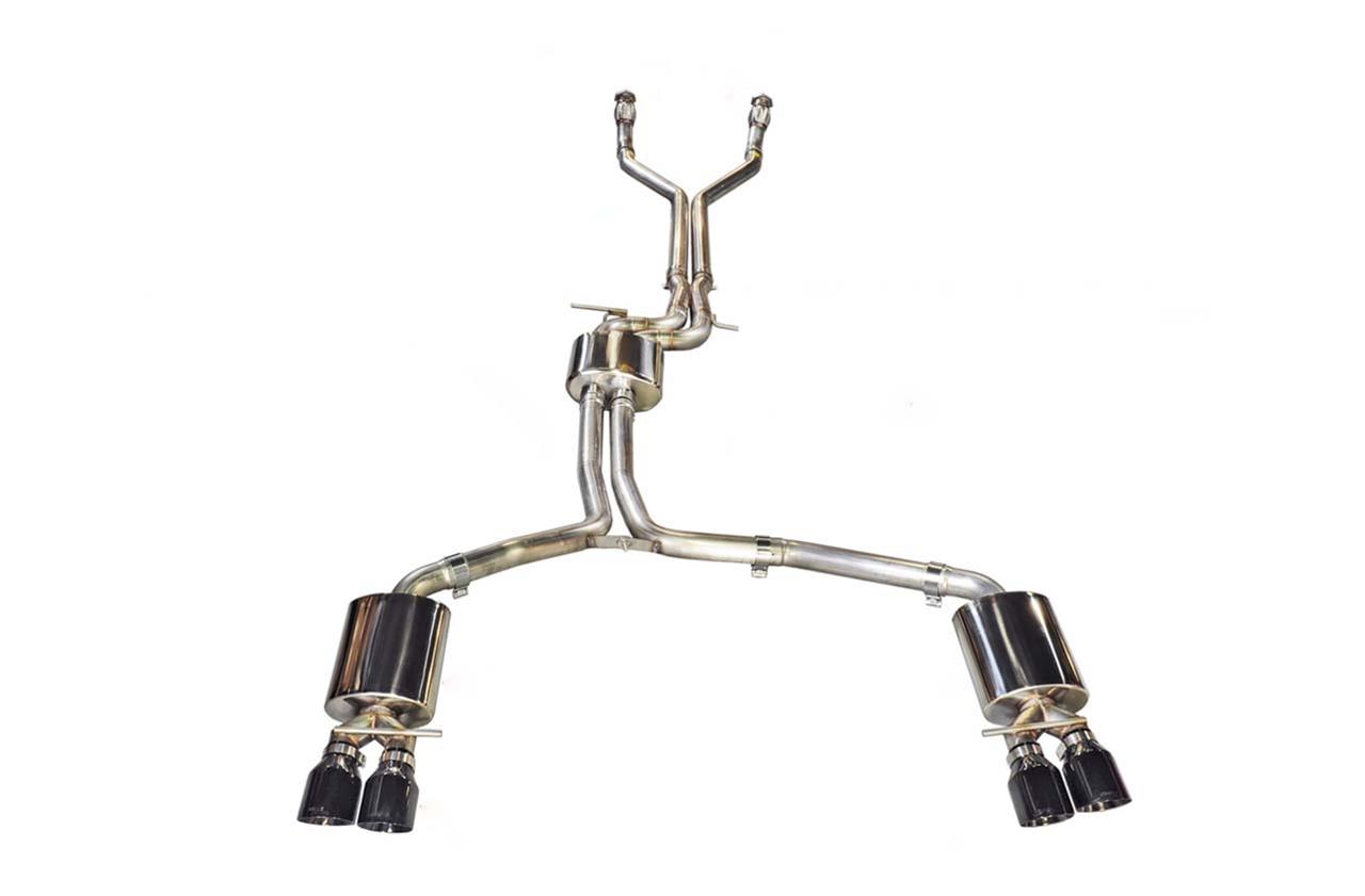 AWE Tuning Audi C7 / C7.5 S7 4.0T Touring Edition Exhaust - Polished Silver Tips thumbnail 2