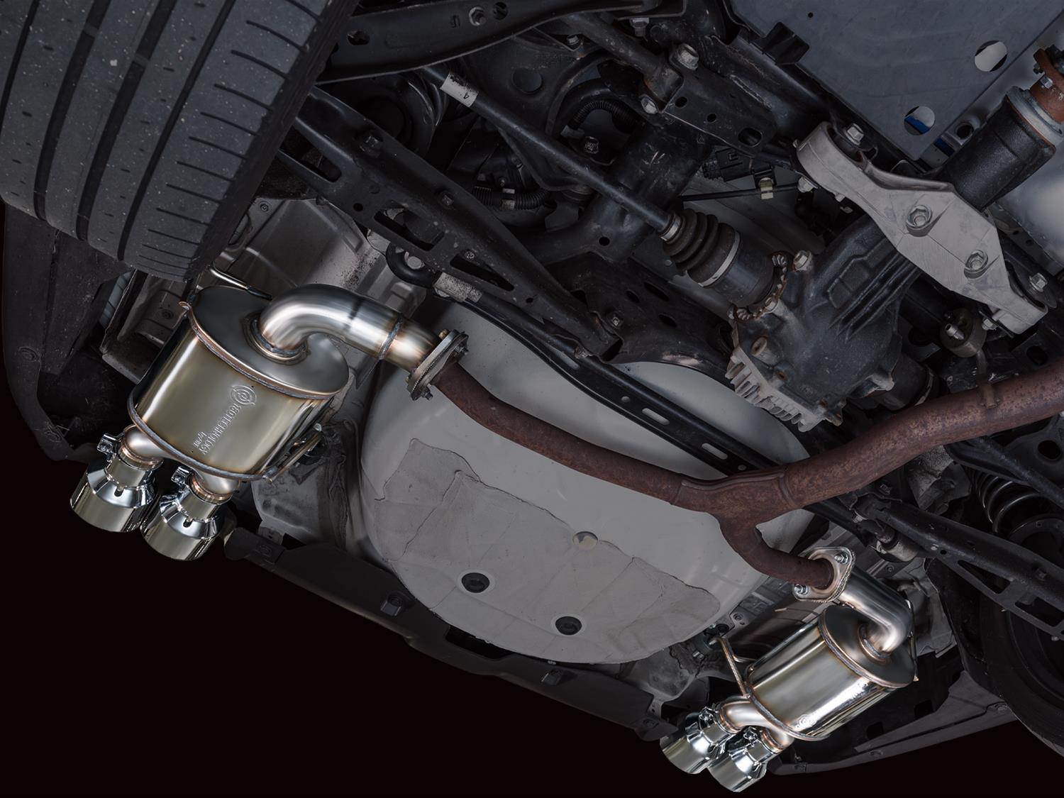 AWE Tuning 22-25 Subaru VB WRX Touring Edition Axle-Back Exhaust - Chrome Silver Tips thumbnail 8
