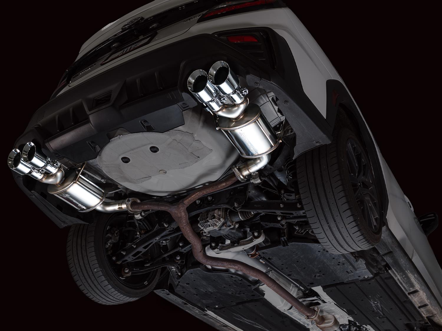 AWE Tuning 22-25 Subaru VB WRX Touring Edition Axle-Back Exhaust - Chrome Silver Tips thumbnail 6