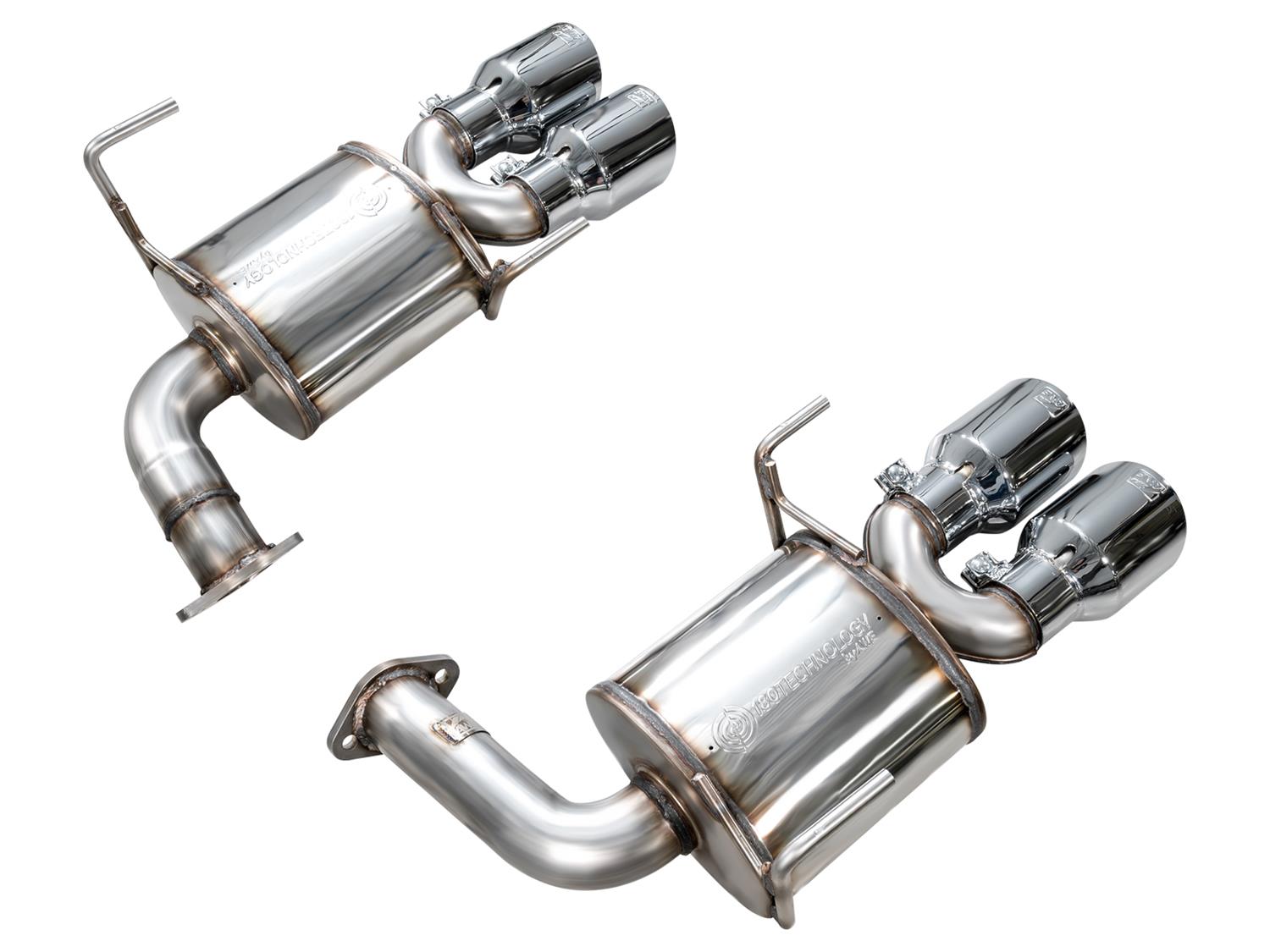 AWE Tuning 22-25 Subaru VB WRX Touring Edition Axle-Back Exhaust - Chrome Silver Tips thumbnail 3