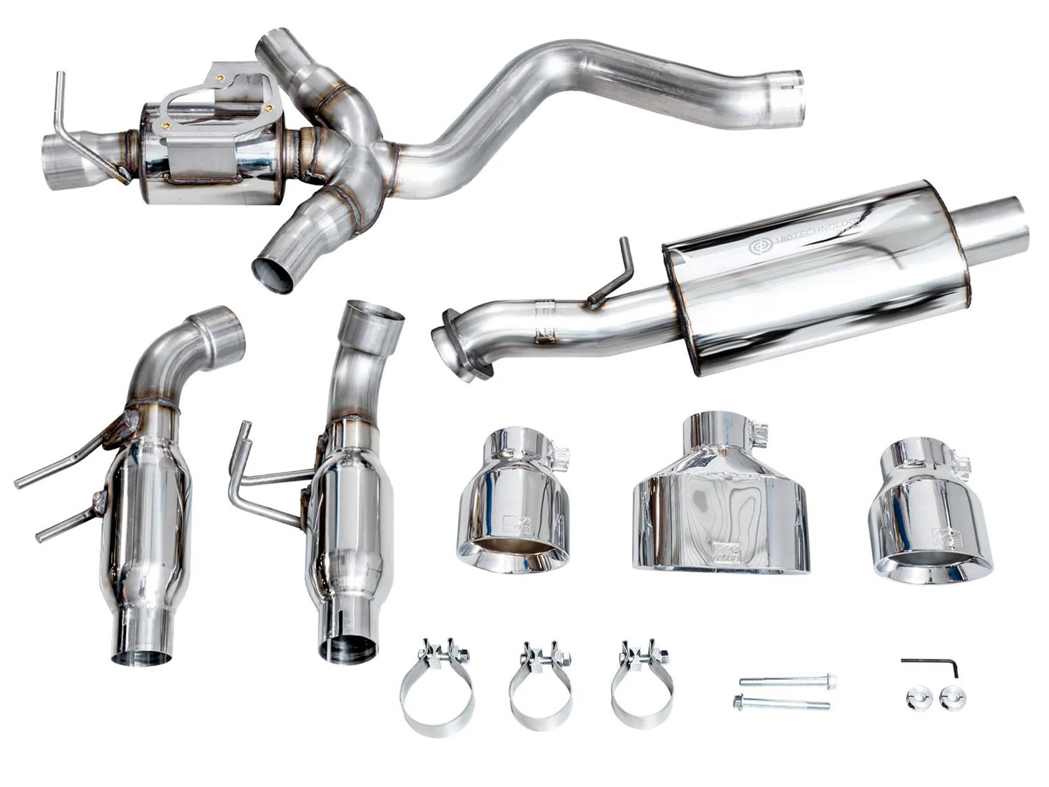 AWE Tuning 23-24 Toyota GR Corolla Touring Edition Cat-Back Exhaust - Chrome Silver Tips thumbnail 7