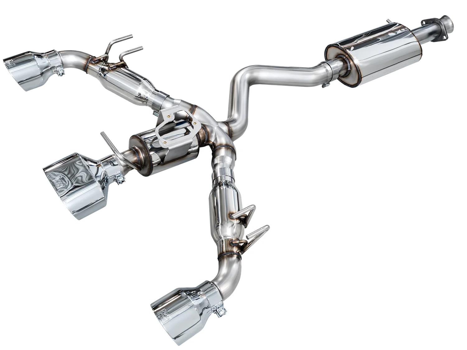AWE Tuning 23-24 Toyota GR Corolla Touring Edition Cat-Back Exhaust - Chrome Silver Tips thumbnail 9