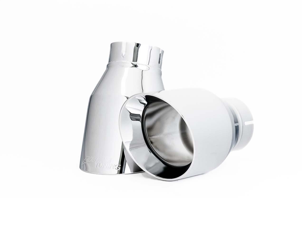AWE Tuning Audi B9 A5 Track Edition Exhaust Dual Outlet - Chrome Silver Tips (Includes DP) thumbnail 4