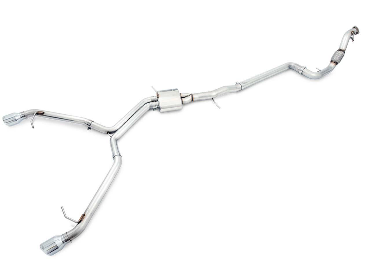 AWE Tuning Audi B9 A5 Track Edition Exhaust Dual Outlet - Chrome Silver Tips (Includes DP) thumbnail 6