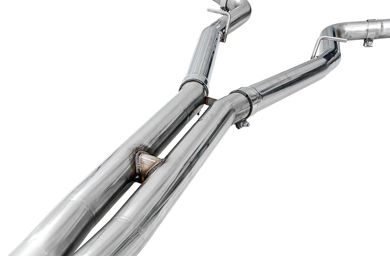 AWE Tuning 2017+ Dodge Charger 5.7L Touring Edition Exhaust - Non-Resonated - Chrome Silver Tips thumbnail 2
