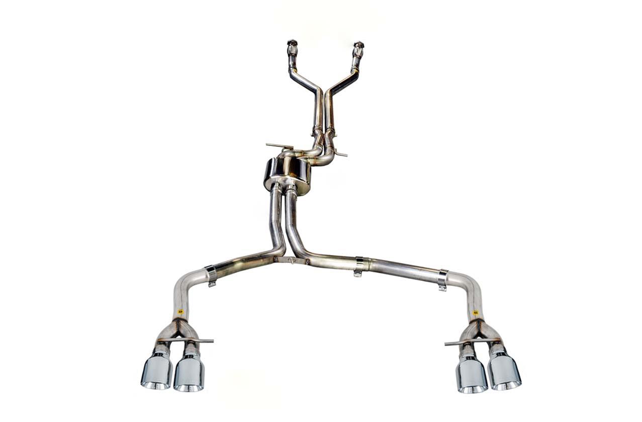 AWE Tuning Audi C7 / C7.5 S7 4.0T Track Edition Exhaust - Chrome Silver Tips thumbnail 2