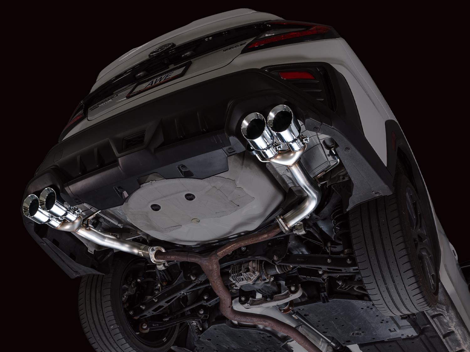 AWE Tuning 22-25 Subaru VB WRX Track Edition Axle-Back Exhaust - Chrome Silver Tips thumbnail 6