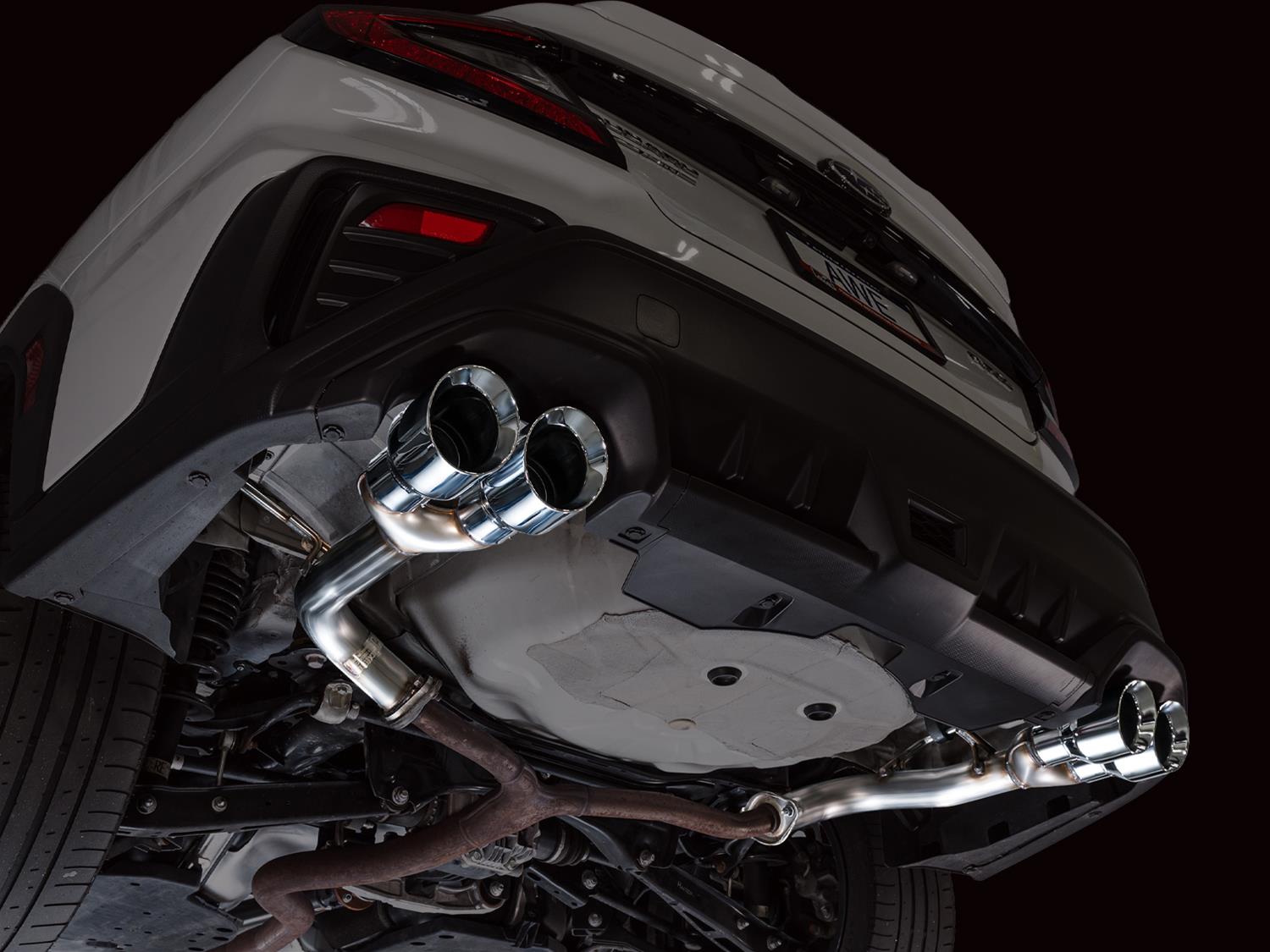 AWE Tuning 22-25 Subaru VB WRX Track Edition Axle-Back Exhaust - Chrome Silver Tips thumbnail 7