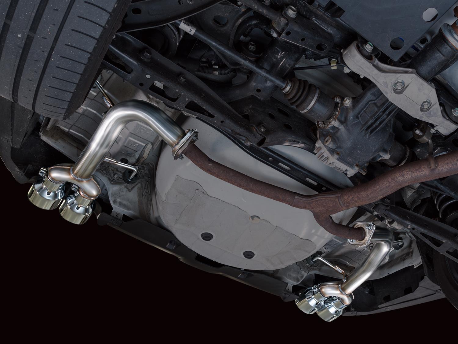 AWE Tuning 22-25 Subaru VB WRX Track Edition Axle-Back Exhaust - Chrome Silver Tips thumbnail 8