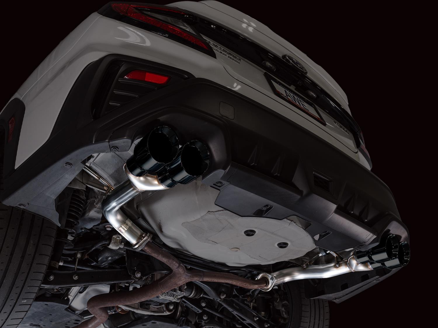 AWE Tuning 22-25 Subaru VB WRX Track Edition Axle-Back Exhaust - Diamond Black Tips thumbnail 7