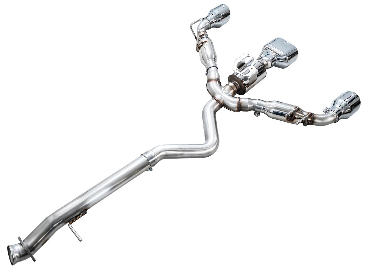 AWE Tuning 23-24 Toyota GR Corolla Track Edition Cat-Back Exhaust - Chrome Silver Tips thumbnail 8