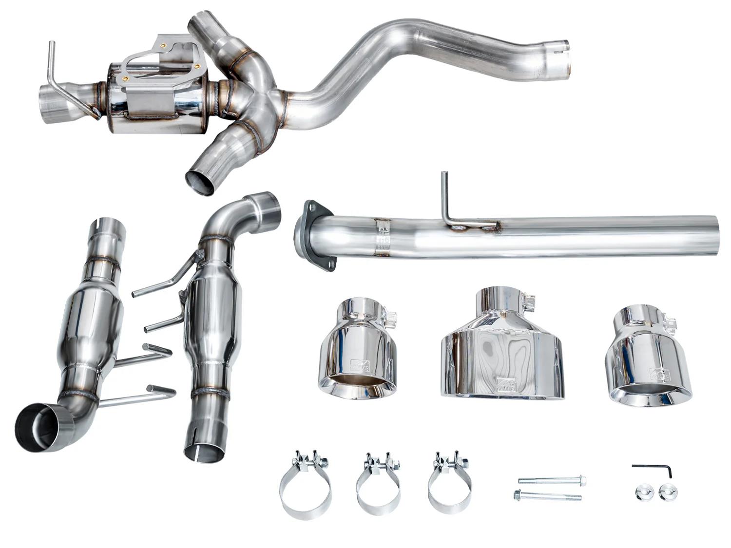 AWE Tuning 23-24 Toyota GR Corolla Track Edition Cat-Back Exhaust - Chrome Silver Tips thumbnail 6
