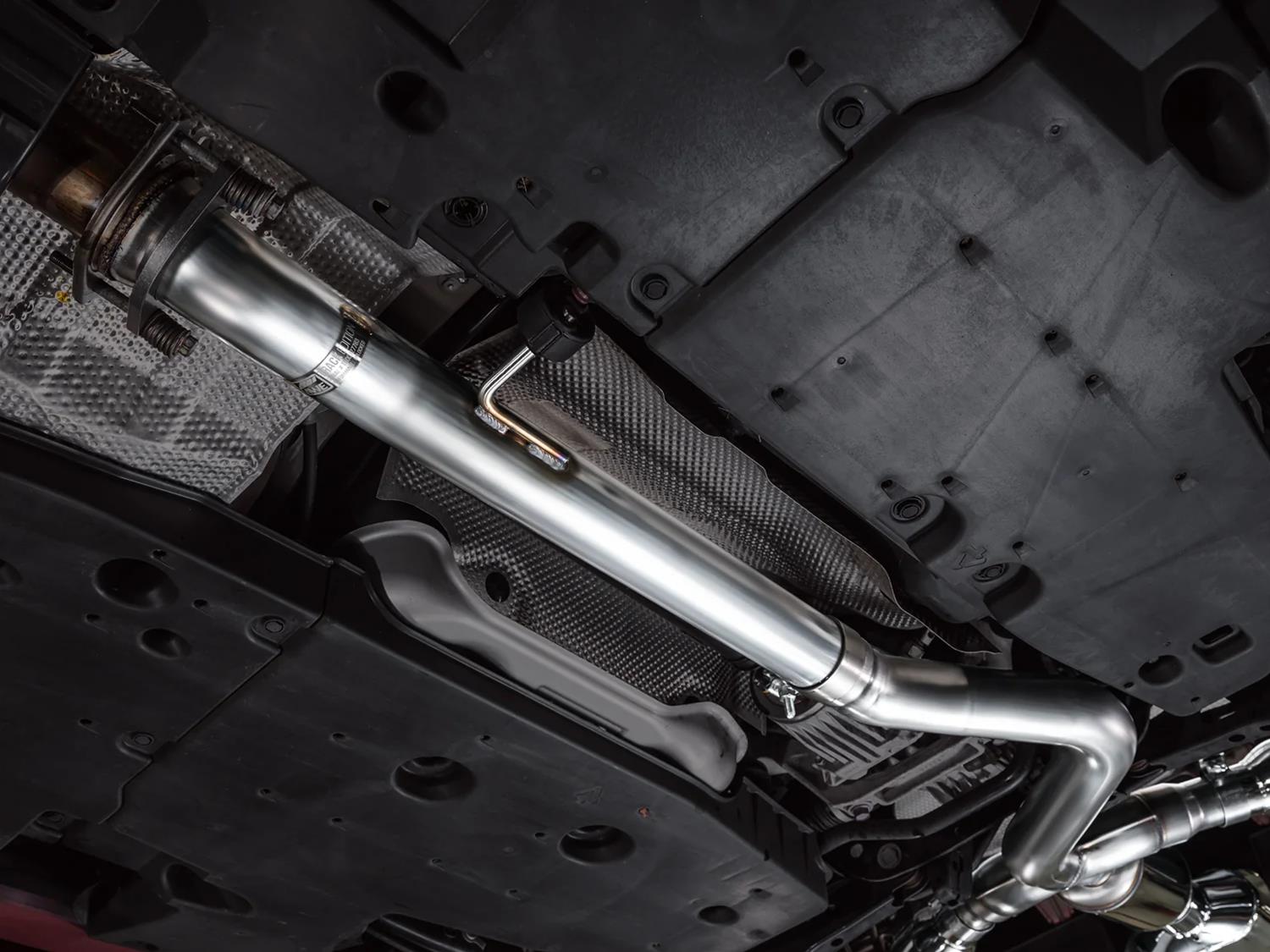 AWE Tuning 23-24 Toyota GR Corolla Track Edition Cat-Back Exhaust - Chrome Silver Tips thumbnail 3