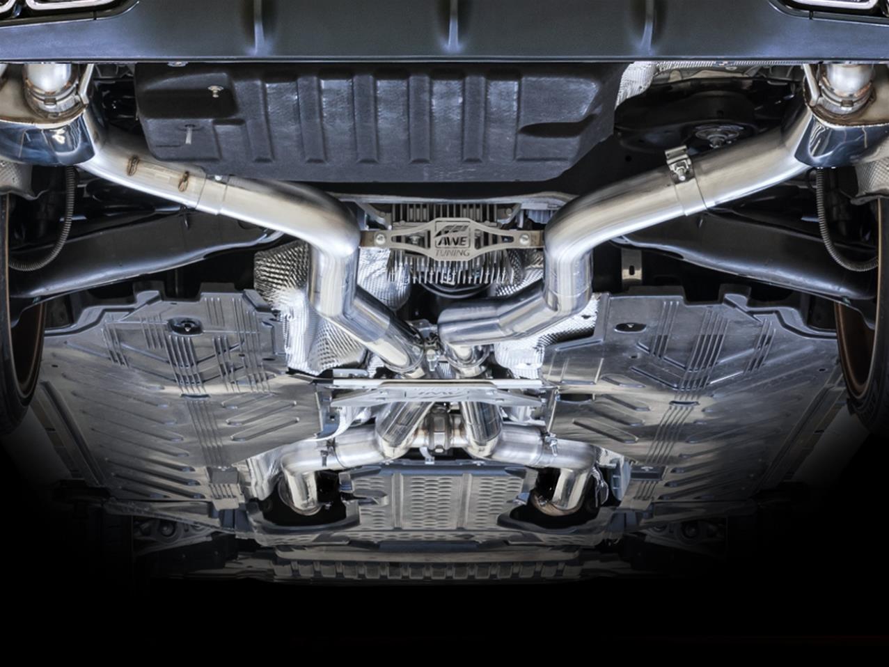 AWE Tuning 2019+ Mercedes-Benz C63/S AMG Sedan (W205) w/DPE SwitchPath Exhaust System - No Tips thumbnail 2