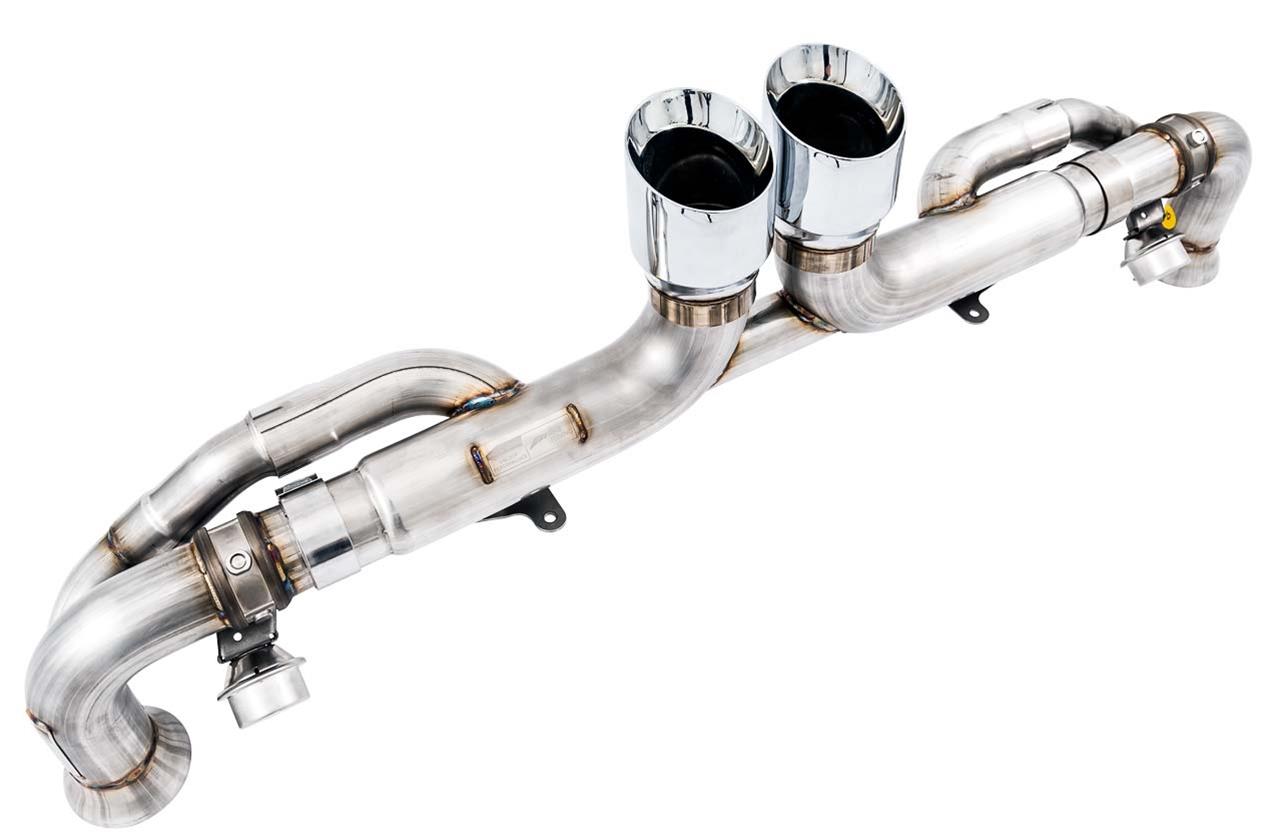 AWE Tuning Porsche 991 GT3 / RS SwitchPath Exhaust - Chrome Silver Tips thumbnail 4