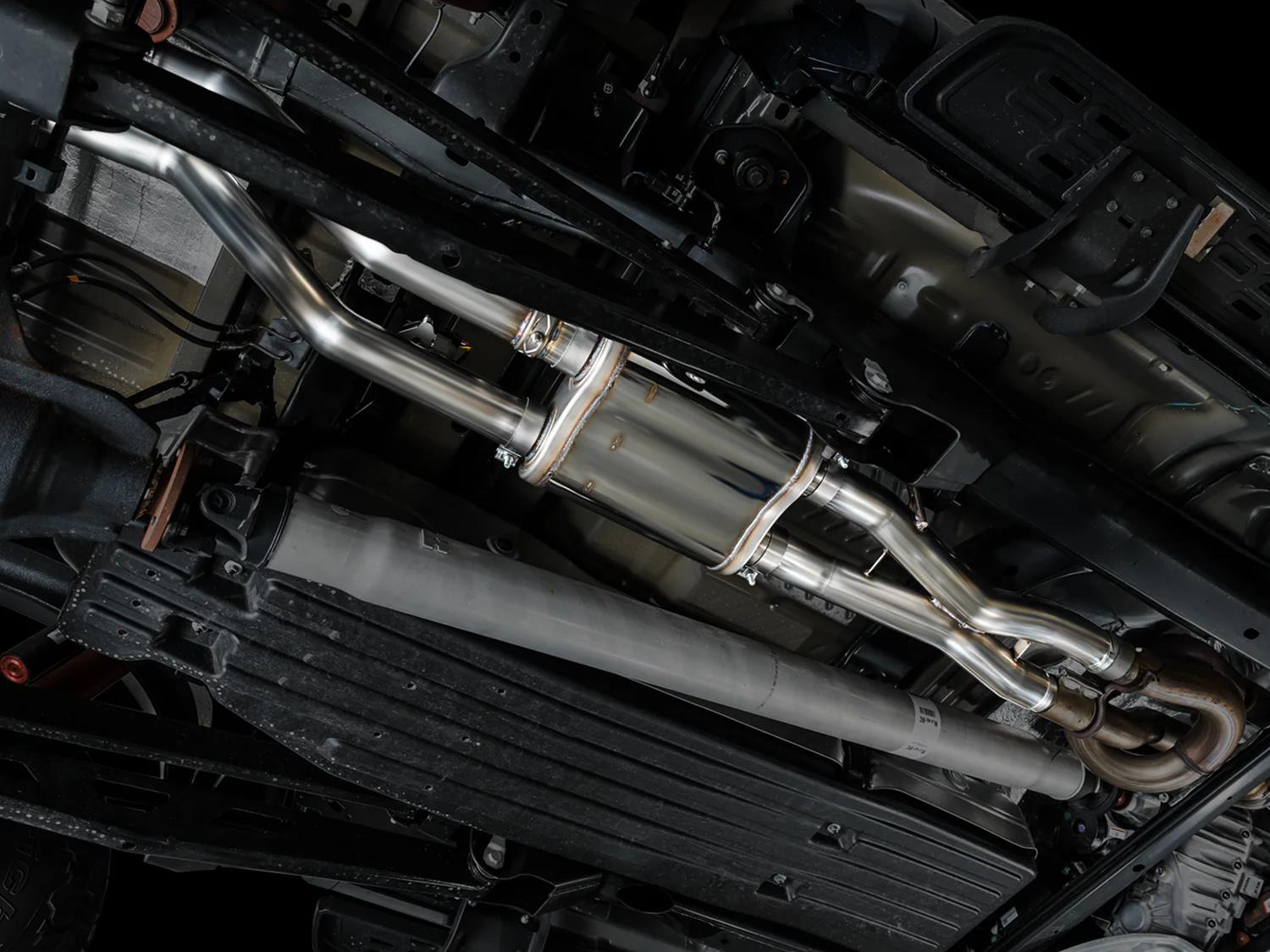 AWE Tuning Gen 3 Raptor SwitchPath Exhaust - Chrome Silver Tips thumbnail 3