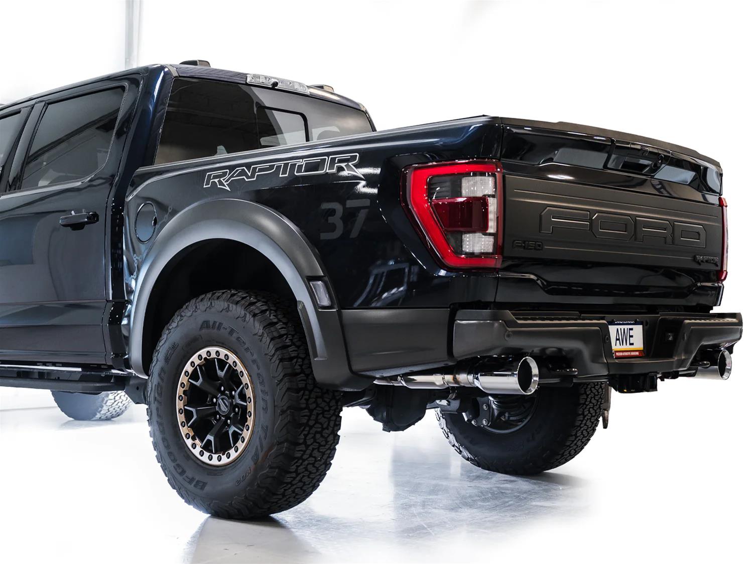 AWE Tuning Gen 3 Raptor SwitchPath Exhaust - Chrome Silver Tips thumbnail 4