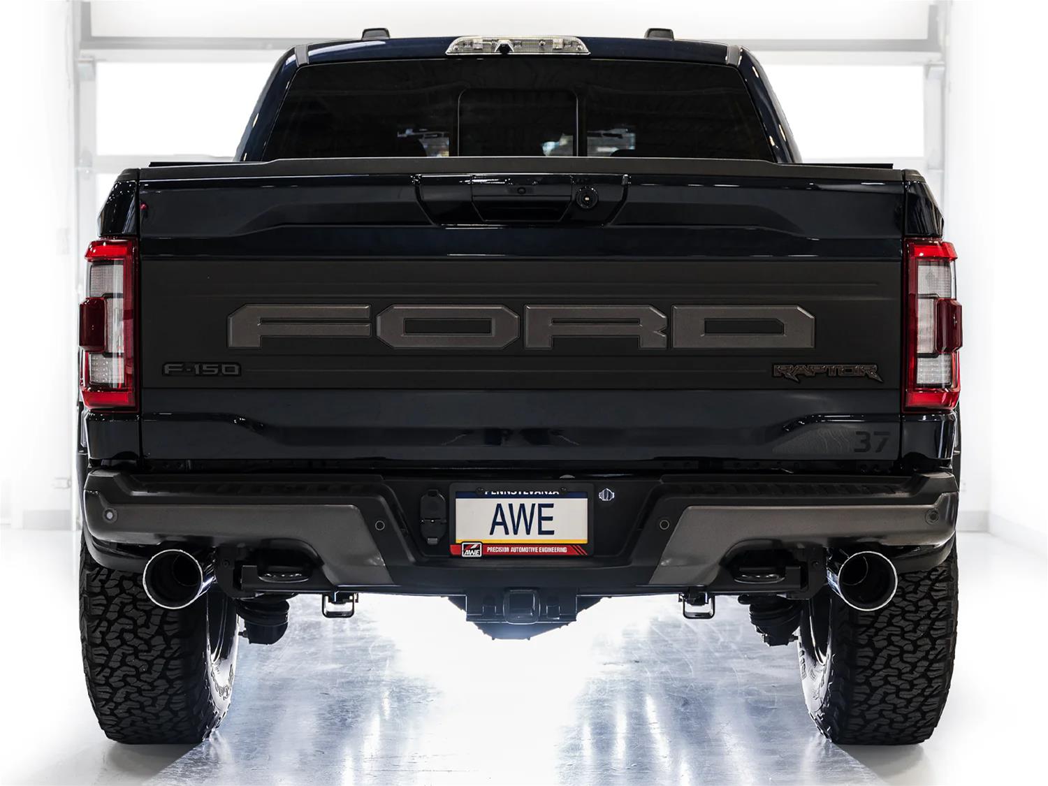 AWE Tuning Gen 3 Raptor SwitchPath Exhaust - Chrome Silver Tips thumbnail 6