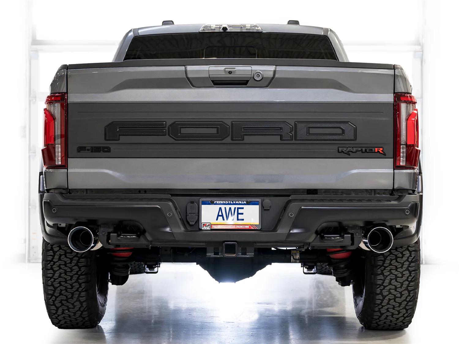 AWE Tuning Gen 3 Raptor R SwitchPath Exhaust - Chrome Silver Tips thumbnail 5