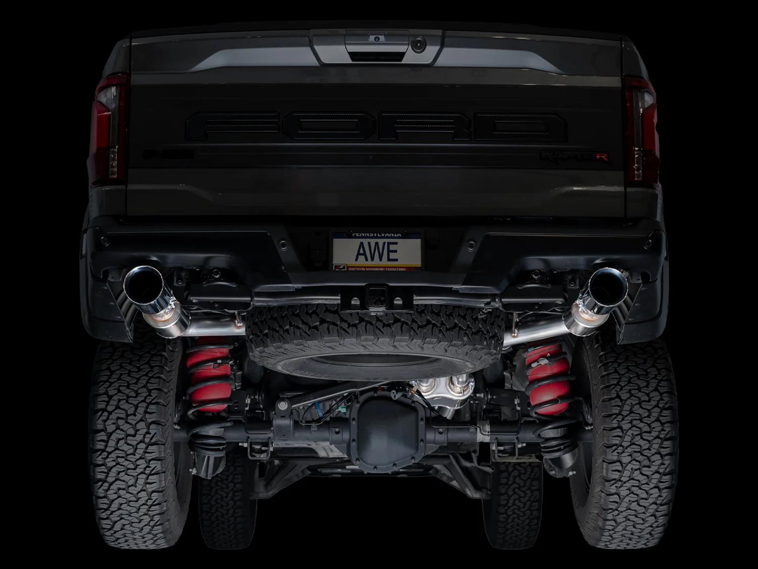 AWE Tuning Gen 3 Raptor R SwitchPath Exhaust - Chrome Silver Tips thumbnail 9