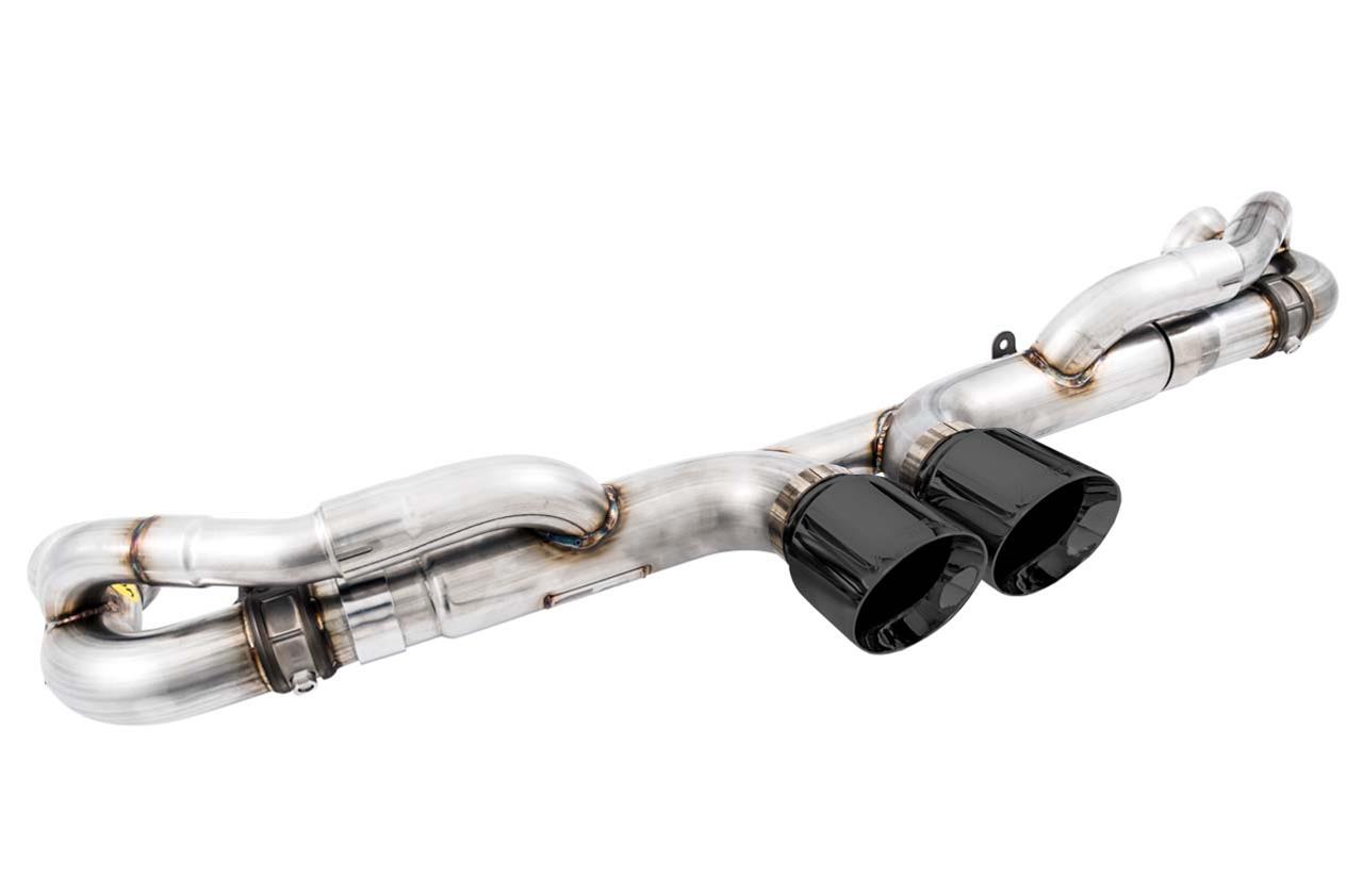AWE Tuning Porsche 991 GT3 / RS SwitchPath Exhaust - Diamond Black Tips thumbnail 2