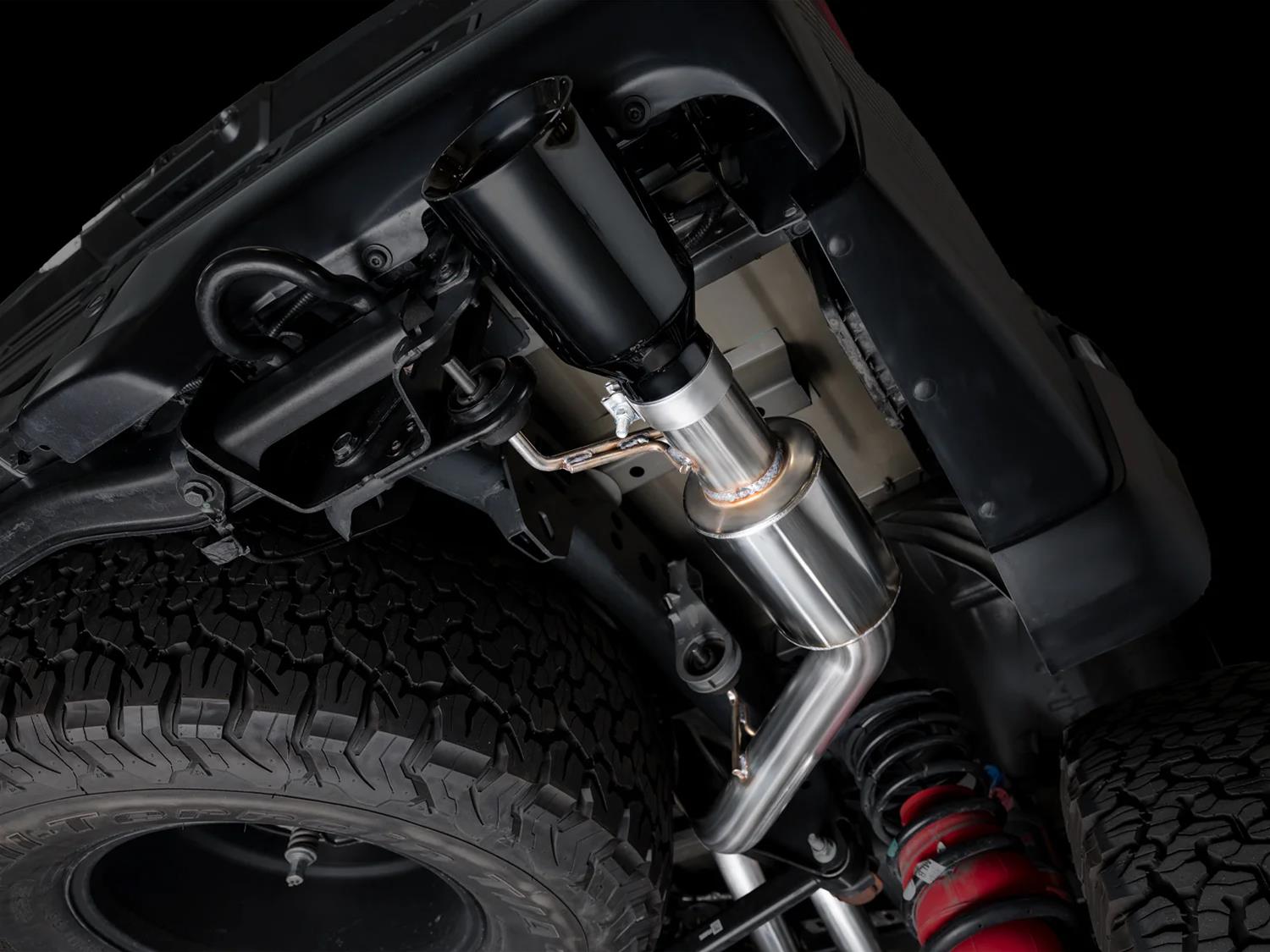 AWE Tuning Gen 3 Raptor R SwitchPath Exhaust - Diamond Black Tips thumbnail 6