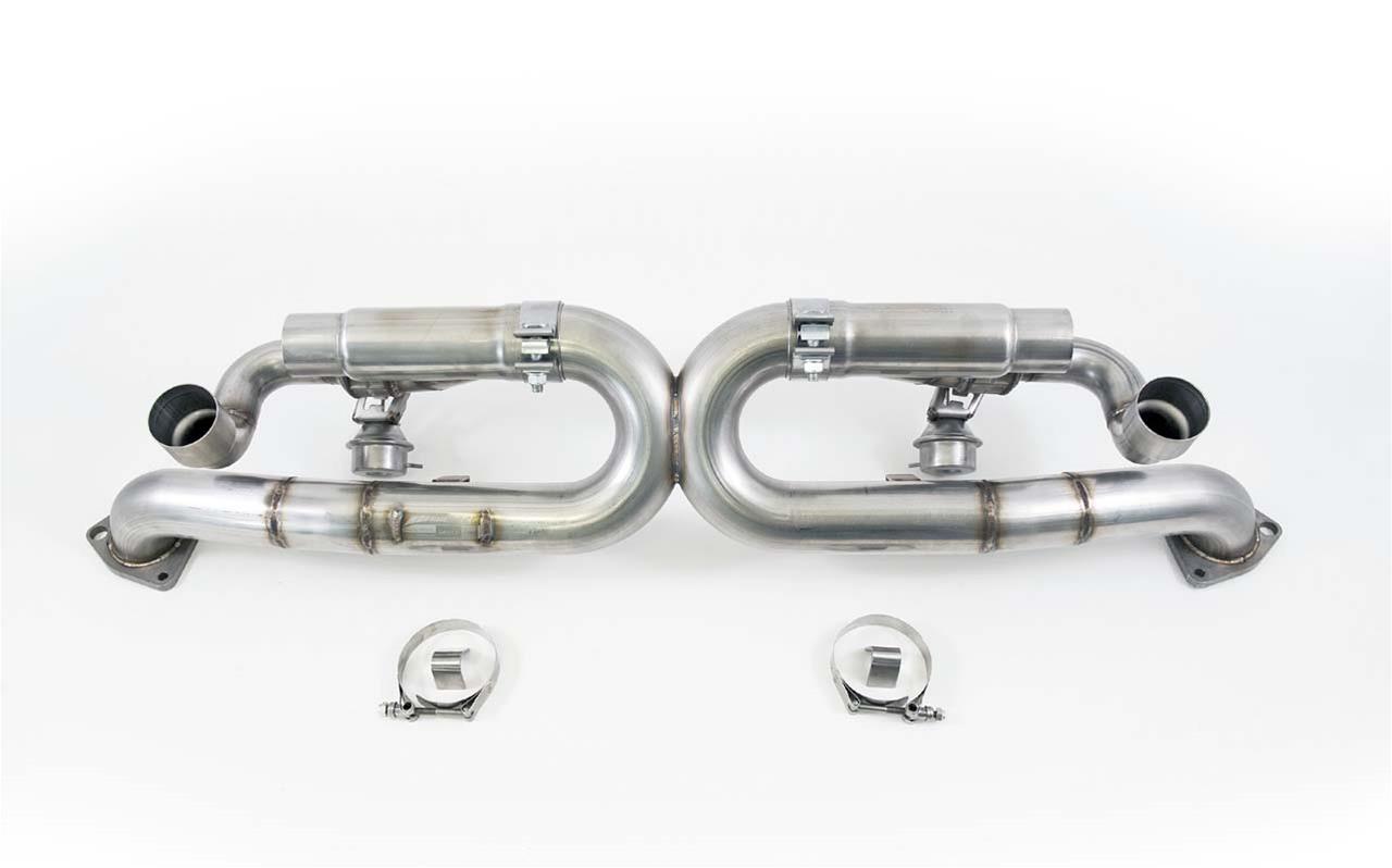 AWE Tuning Porsche 991 SwitchPath Exhaust for Non-PSE Cars Diamond Black Tips thumbnail 2