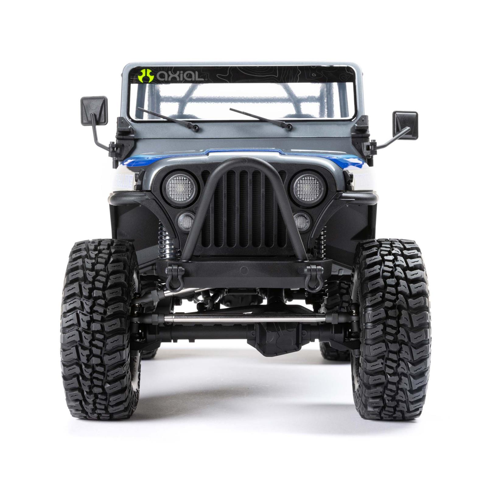 Axial 1/10 SCX10 III Jeep CJ-7 4X4 RTR Brushed Rock Crawler, Red