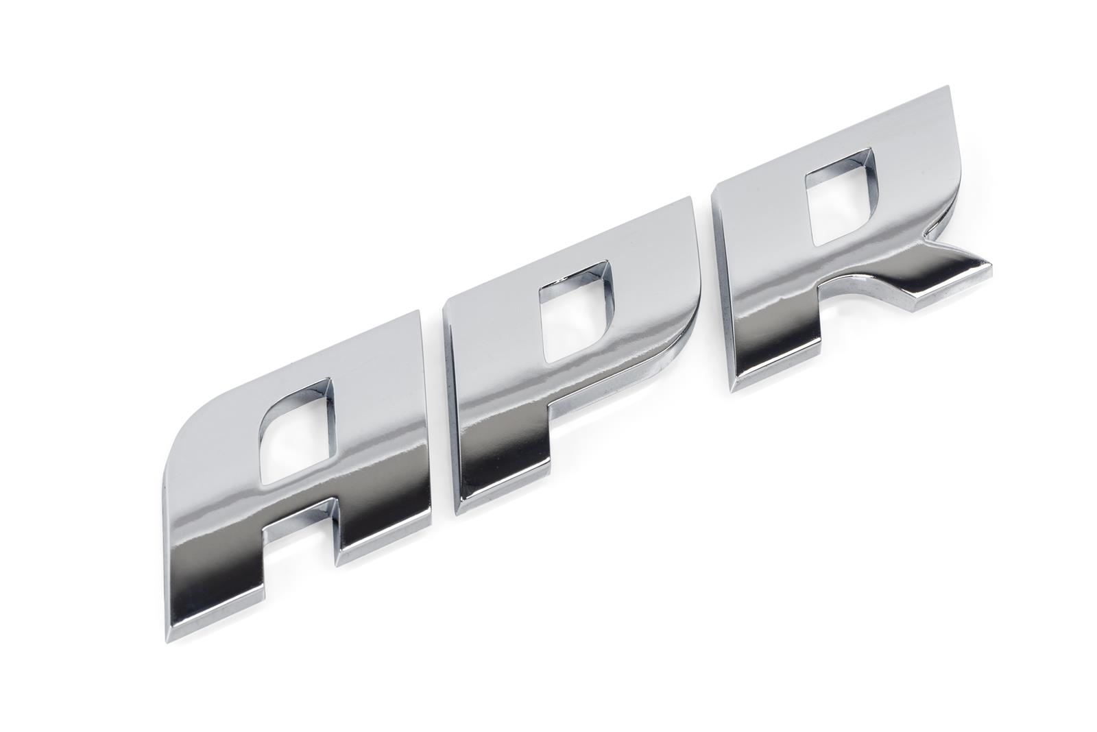 APR Flat Badges A1000006 Emblem, Badge, Polished Silver Finish, Audi, Volkswagen, Each