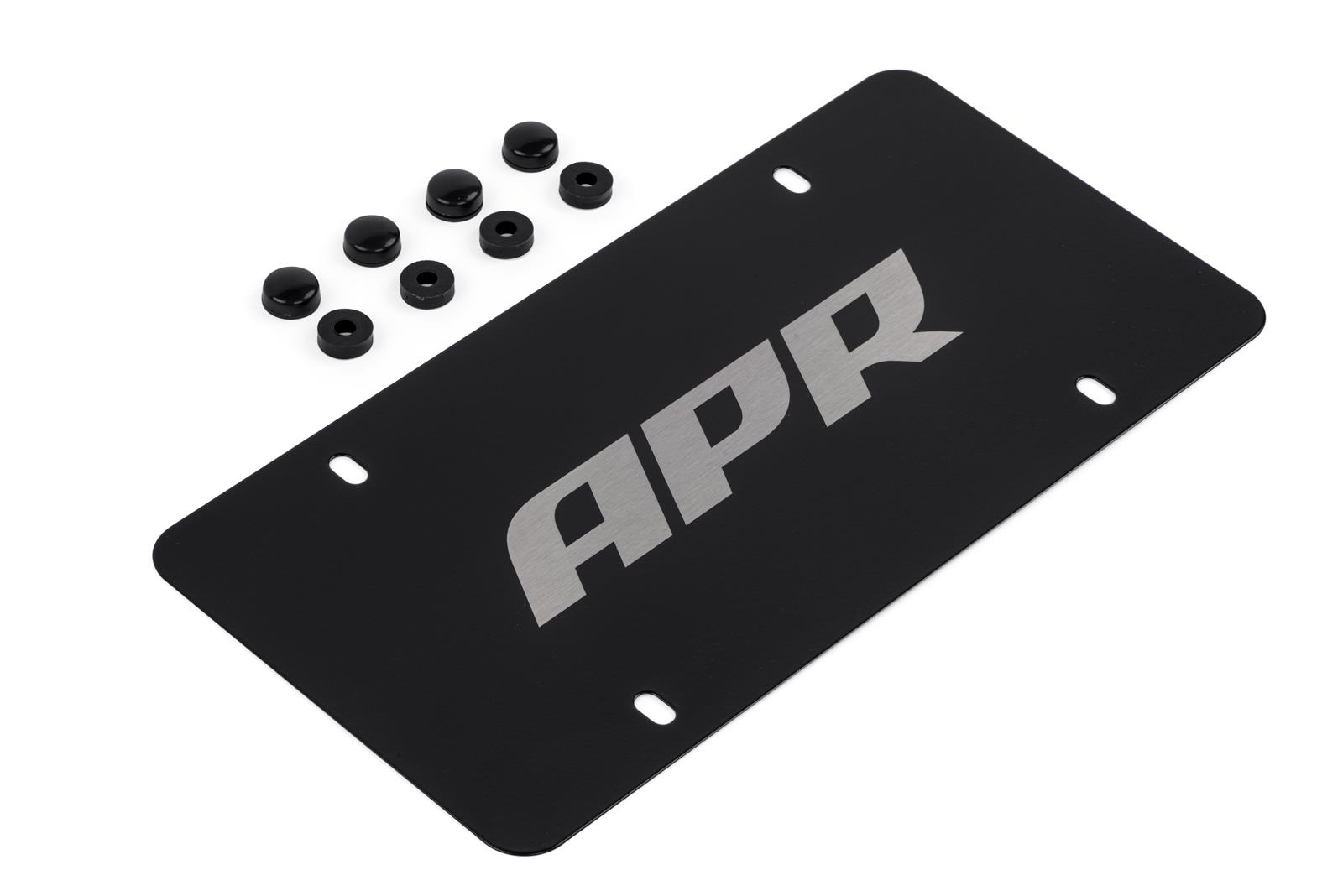 APR License Plates A1000015 Plate, Logo, T304 Stainless Steel, Black/Silver, Each thumbnail 5