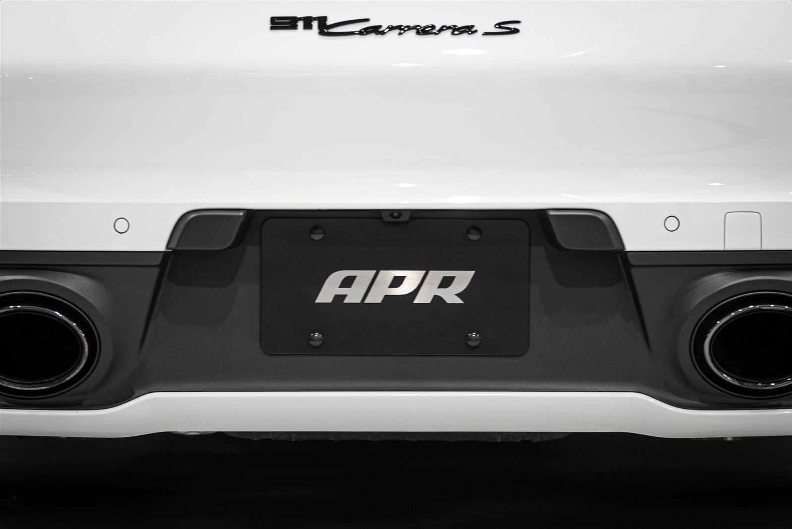 APR License Plates A1000015 Plate, Logo, T304 Stainless Steel, Black/Silver, Each