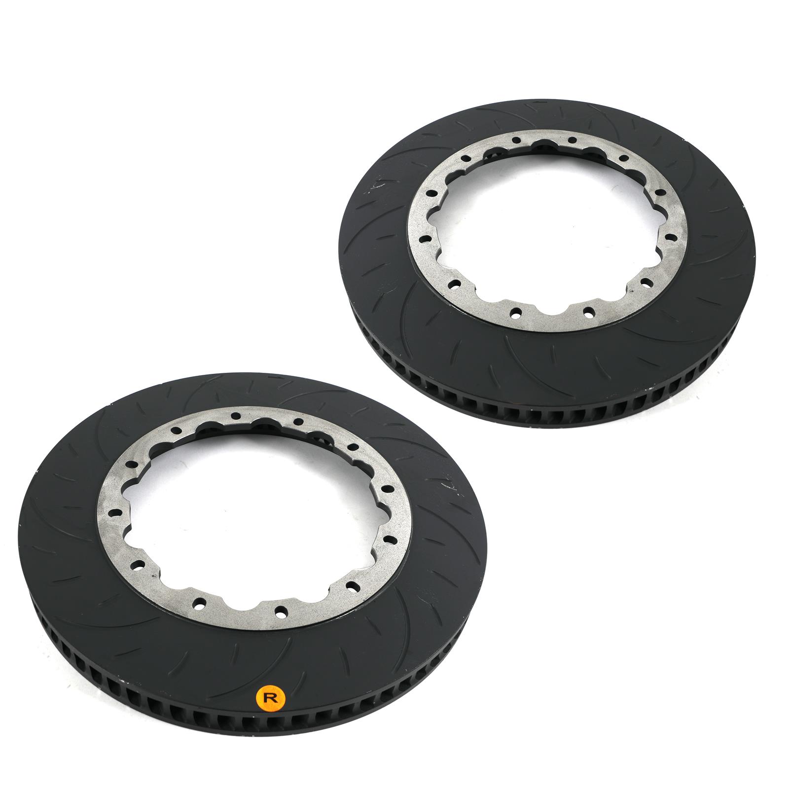 APR Replacement Brake Rotors BRK00029 Rotors, Rings, Vented, Slotted Surface, Cast-iron, Black, Audi, Volkswagen, Pair thumbnail 2