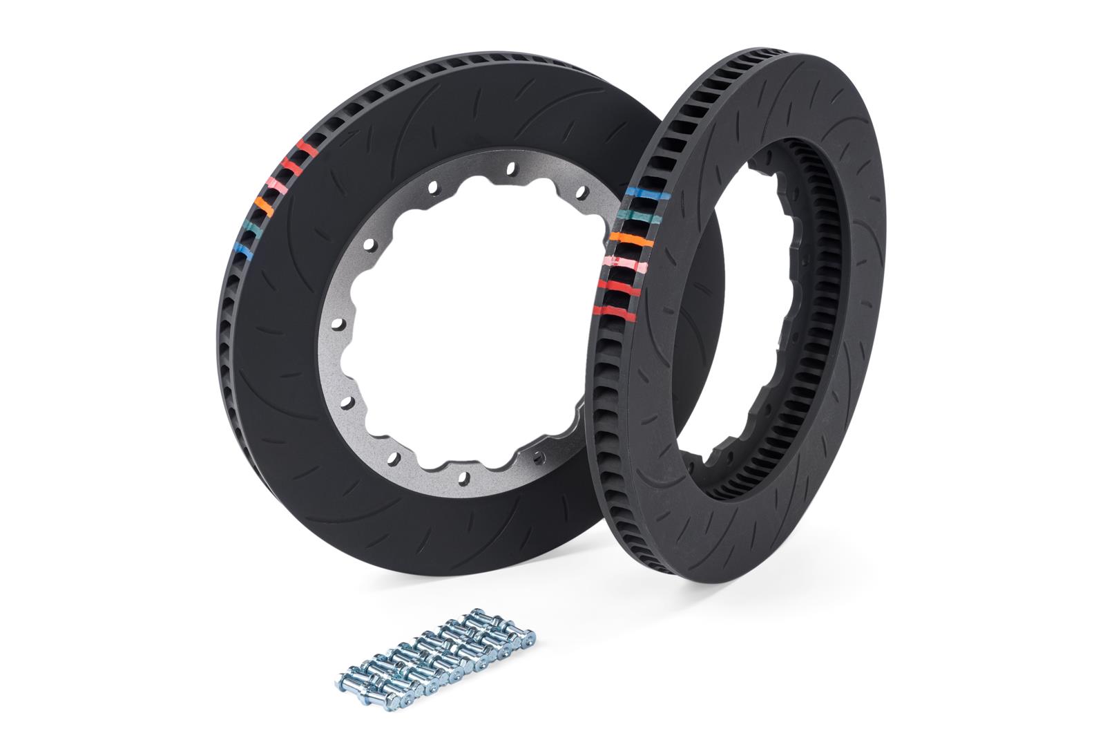 APR Replacement Brake Rotors BRK00029 Rotors, Rings, Vented, Slotted Surface, Cast-iron, Black, Audi, Volkswagen, Pair