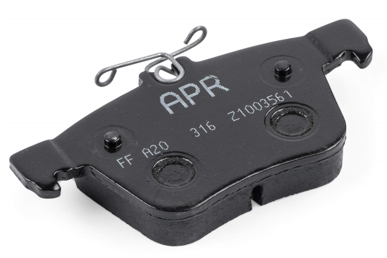APR OE Advanced Street Brake Pads BRK00045 Pads, Street, Semi-metallic, Rear, Audi, Volkswagen, Set thumbnail 4