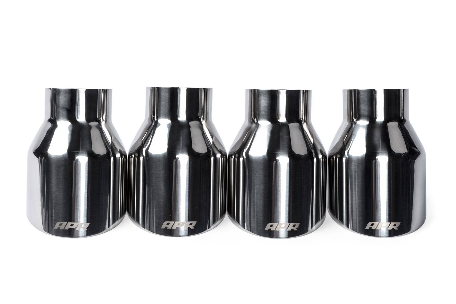 APR Cat-Back Exhaust Systems CBK0003 Systems, Catback, Stainless Steel, Natural, Split Rear Exit, Polished Tips, Audi, 2.0L, Kit thumbnail 4