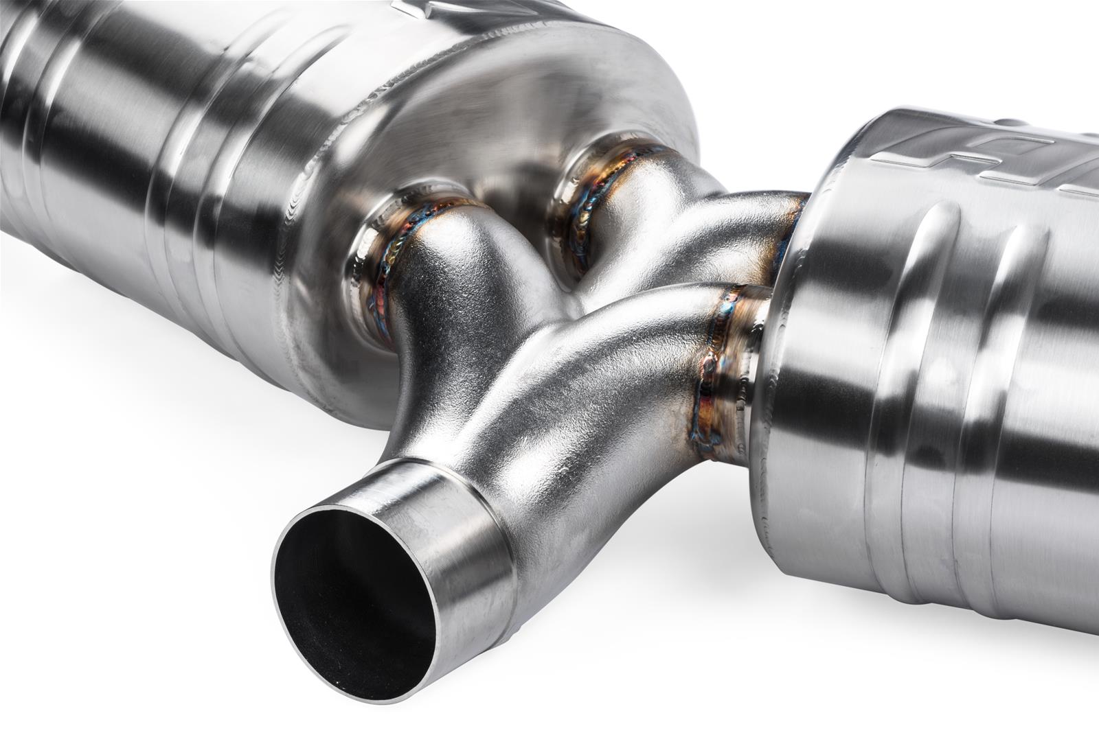 APR Cat-Back Exhaust Systems CBK0004 Systems, Catback, Stainless Steel, Natural, Split Rear Exit, Polished Tips, Audi, 2.0L, Kit thumbnail 9