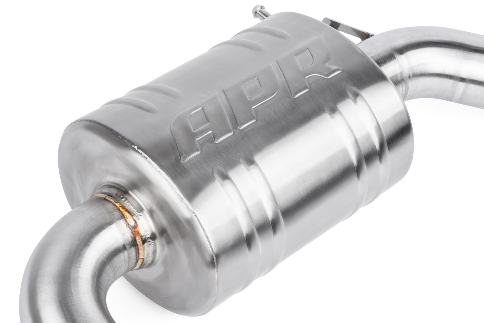 APR Cat-Back Exhaust Systems CBK0038 Systems, Catback, Stainless Steel, Natural, Split Rear Exit, Polished Tips, Volkswagen, 2.0L, Kit thumbnail 6