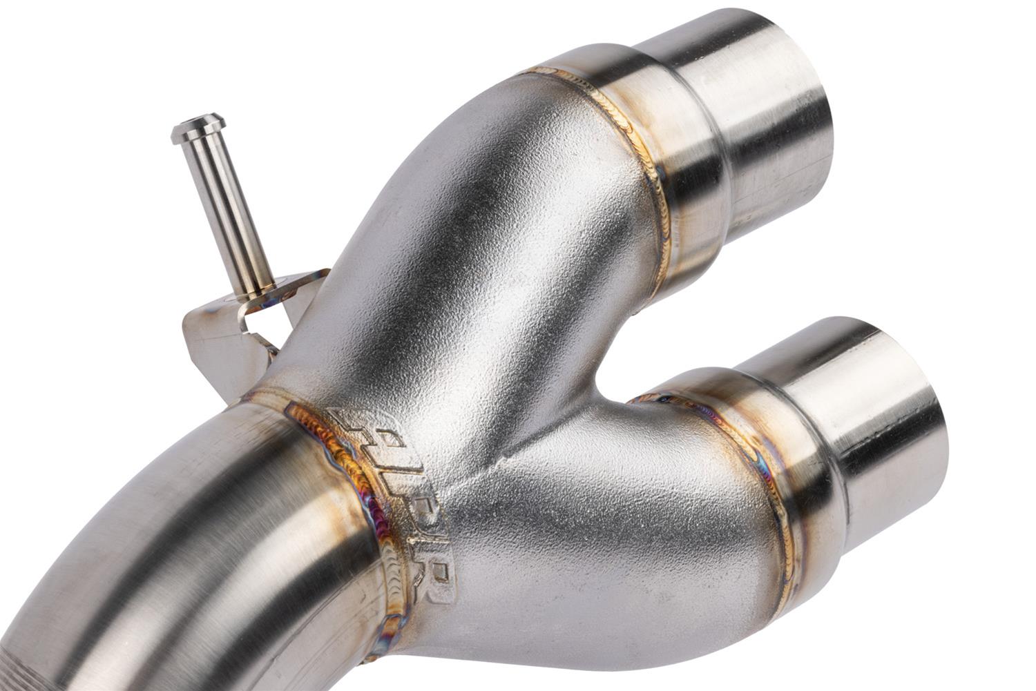 APR Cat-Back Exhaust Systems CBK0046 System, Cat-Back, Stainless Steel, Natural, Rear Exit, Polished Tips, Volkswagen, 1.8L, Kit thumbnail 3