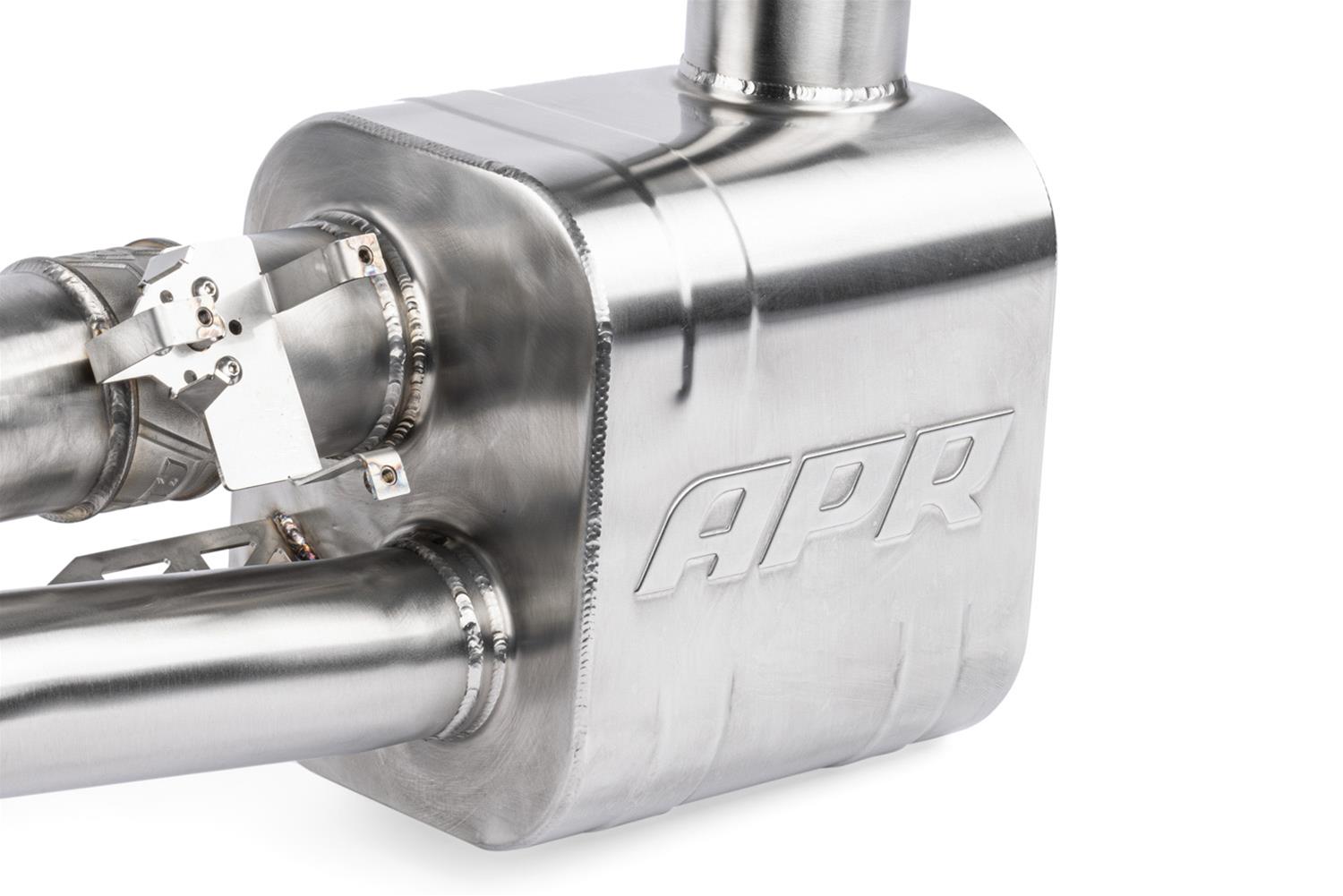 APR Cat-Back Exhaust Systems CBK0051 System, Catback, 304 Stainless Steel, Brushed, Split Rear Exit, Audi, Kit thumbnail 8