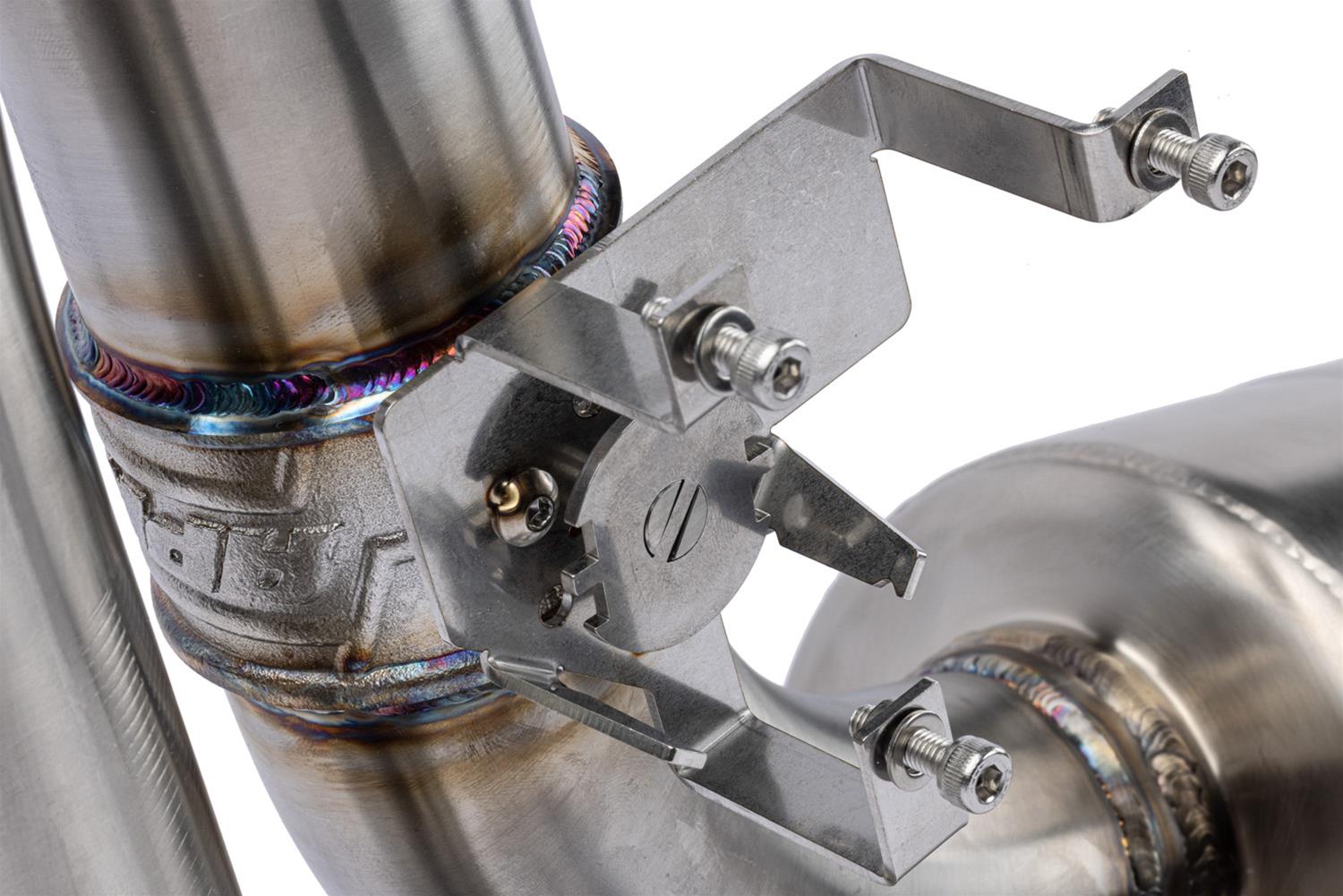 APR Cat-Back Exhaust Systems CBK0053 System, Cat-Back, Stainless Steel, Natural, Rear Exit, Audi, 2.5L, Kit thumbnail 3