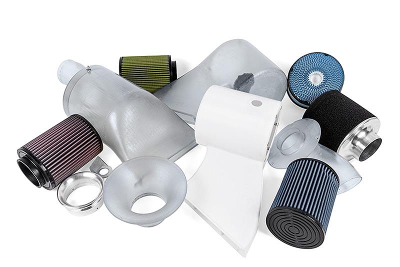 APR Carbon Fiber Intake Systems CI100033 Air Kit, Fiber, Red Filter, Audi, Volkswagen 1.8L, 2.0L, Kit thumbnail 2